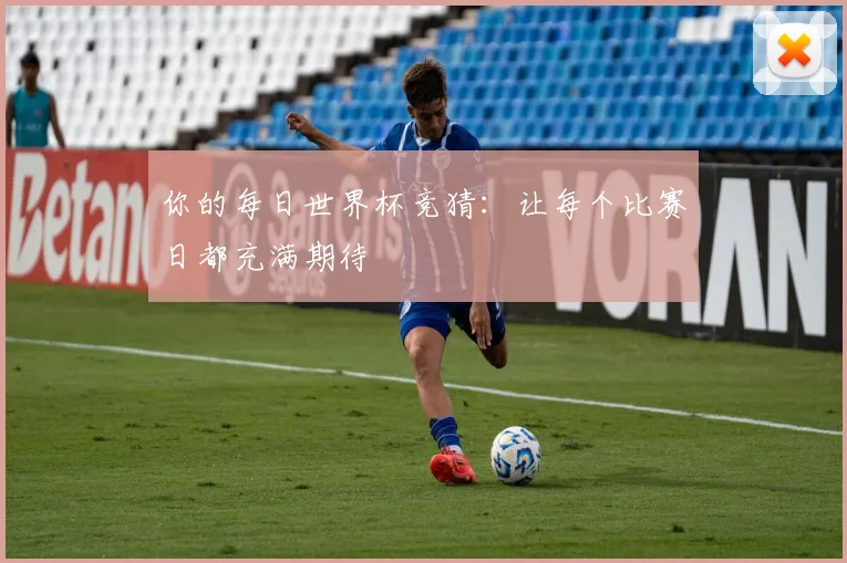 你的每日世界杯竞猜：让每个比赛日都充满期待
