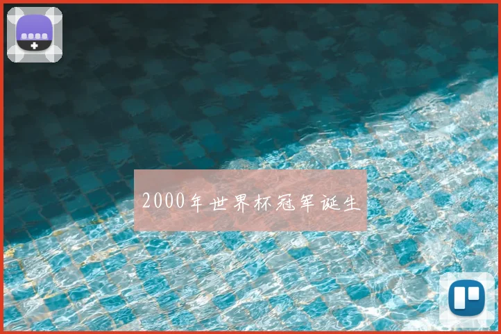 2000年世界杯冠军诞生